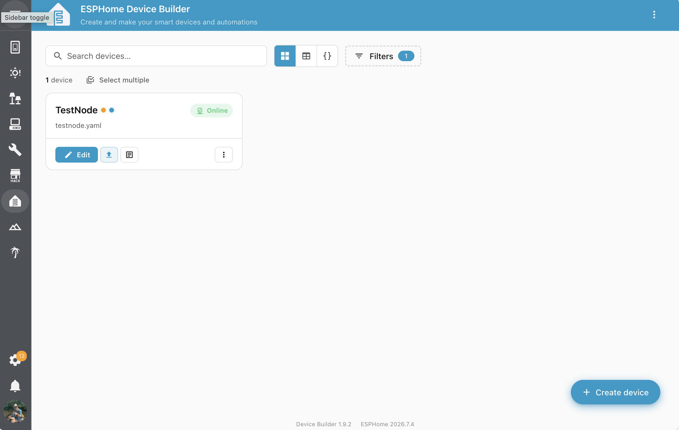 ESPHome Application
